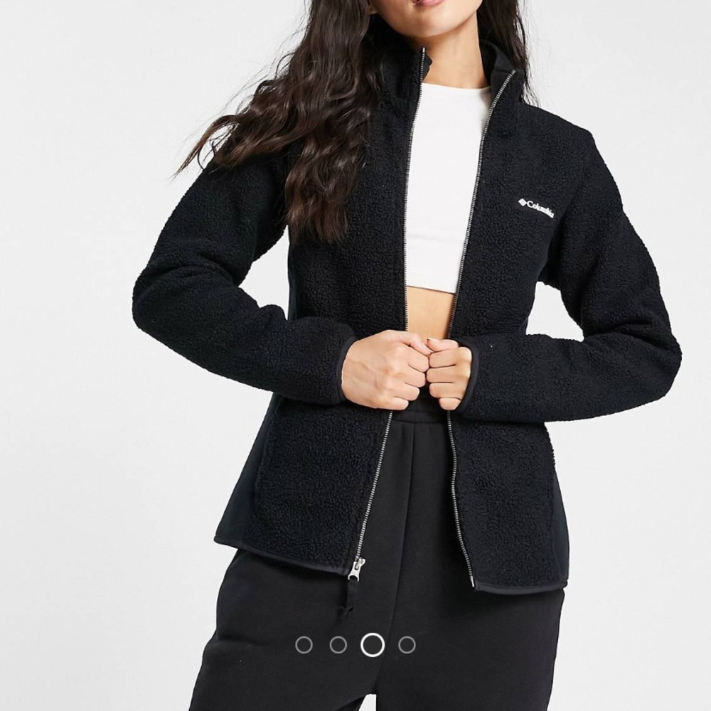 Columbia Panorama full zip black fleece